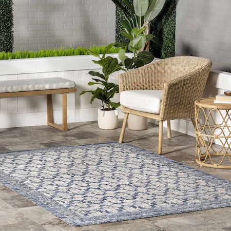 Nuloom Chaya Geometric Machine Washable Indoor/Outdoor Area Rug 4ft x 6ft ECAT05A-406